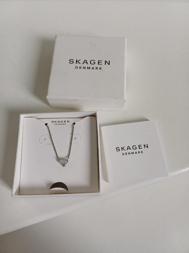 SKAGEN KETTING NIEUW, Overige materialen, Verstelbaar, Nieuw, Ophalen of Verzenden