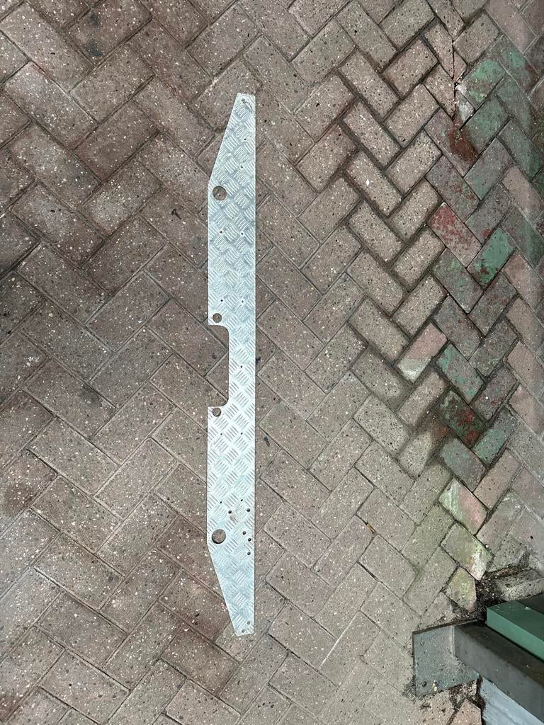 Land Rover Defender Achterbalk Beschermplaat Traanplaat, Ophalen, Achter, Bumper, Gebruikt