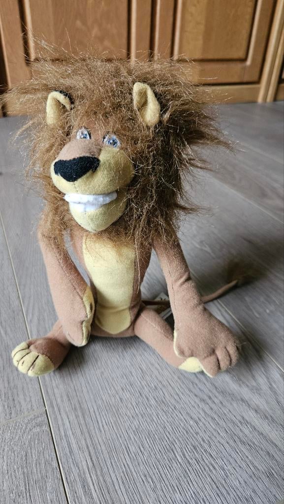 Madagascar knuffel leeuw Alex, Kinderen en Baby's, Speelgoed | Knuffels en Pluche, Ophalen of Verzenden, Zo goed als nieuw, Overige typen