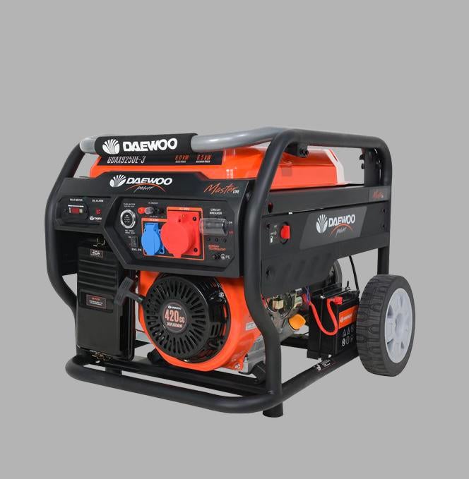 Daewoo GDA X 9250E 6,5 kW generator noodstroom aggregraat, Caravans en Kamperen, Ophalen of Verzenden