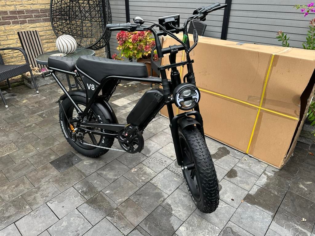 fatbike v8 ouxi, Nieuw, 59 cm of meer, 50 km per accu of meer, Ophalen