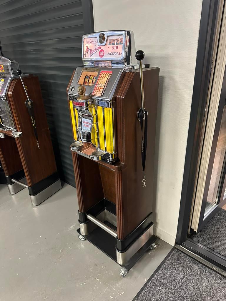 Prachtige eenarmige bandiet Jennings Buckaroo gokkast, Verzamelen, Automaten | Gokkasten en Fruitautomaten, Overige munten, Ophalen
