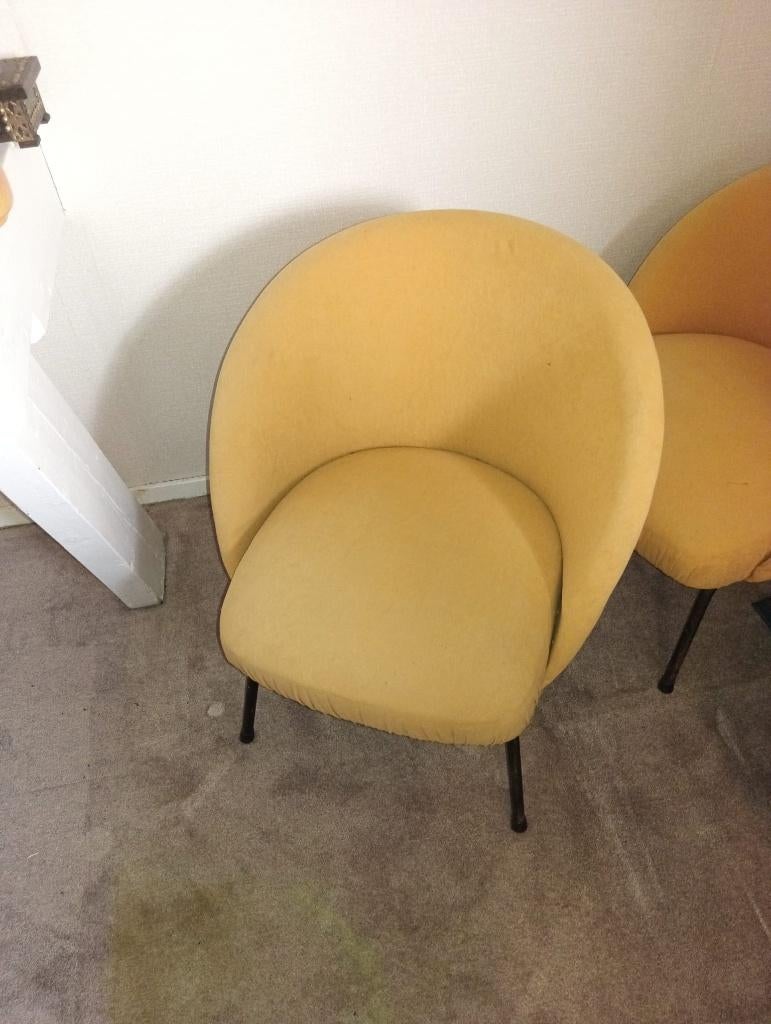 Cocktail Stoel/Flying Saucer Chair, Ophalen, Gebruikt, Minder dan 75 cm, Metaal