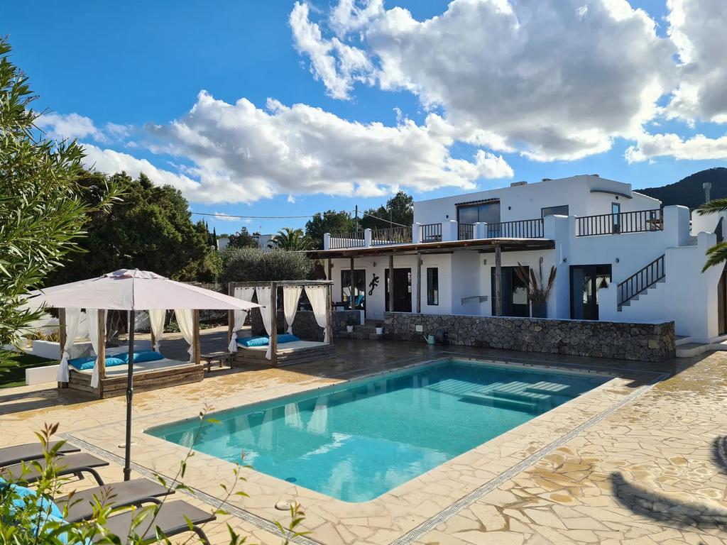 Luxe prive villa met zwembad te huur Ibiza, Vakantie, 12 personen, 4 of meer slaapkamers, Wasmachine, Ibiza of Mallorca