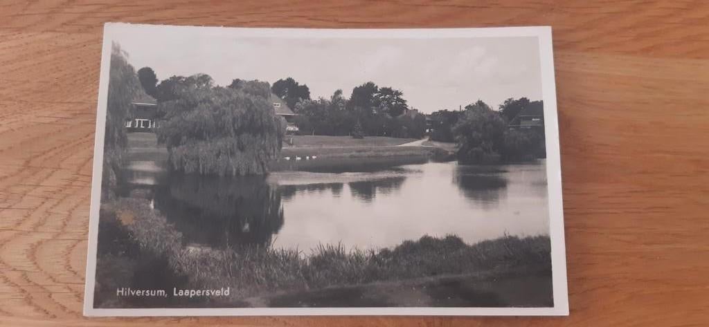 Hilversum Laapersveld fotokaart, Antiek en Kunst, Kunst | Tekeningen en Foto's, Ophalen of Verzenden