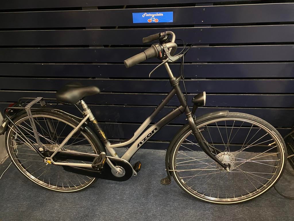 Net azor jersey N7 handbreaks 45cm 28 inch extra low frame, Fietsen en Brommers, Fietsen | Dames | Damesfietsen, Ophalen, Zo goed als nieuw