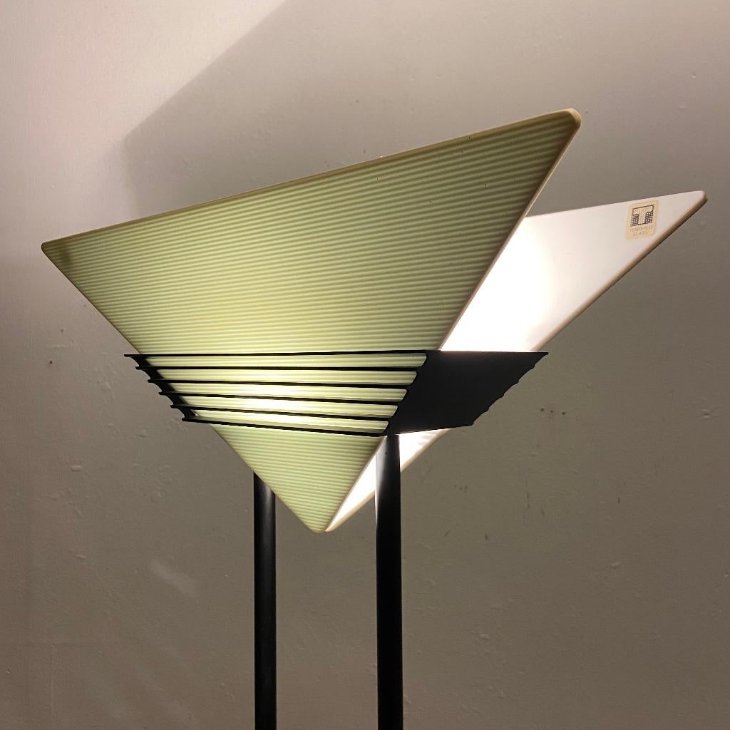 Italiaans postmodern design vloerlamp Deco Terra Tronconi, Huis en Inrichting, Lampen | Vloerlampen, Ophalen, Glas, Tronconi, Gebruikt