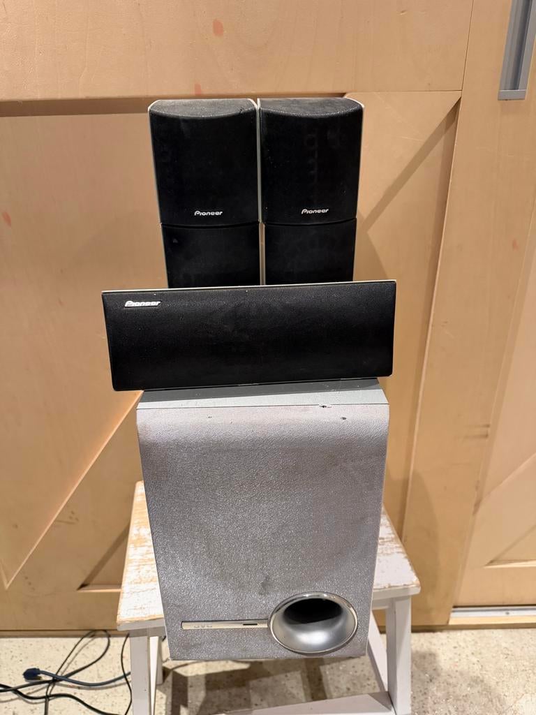 5.1 Speakerset met Subwoofer - Werkt Prima!, Audio, Tv en Foto, Ophalen of Verzenden, Gebruikt, 5.1-systeem, Overige merken