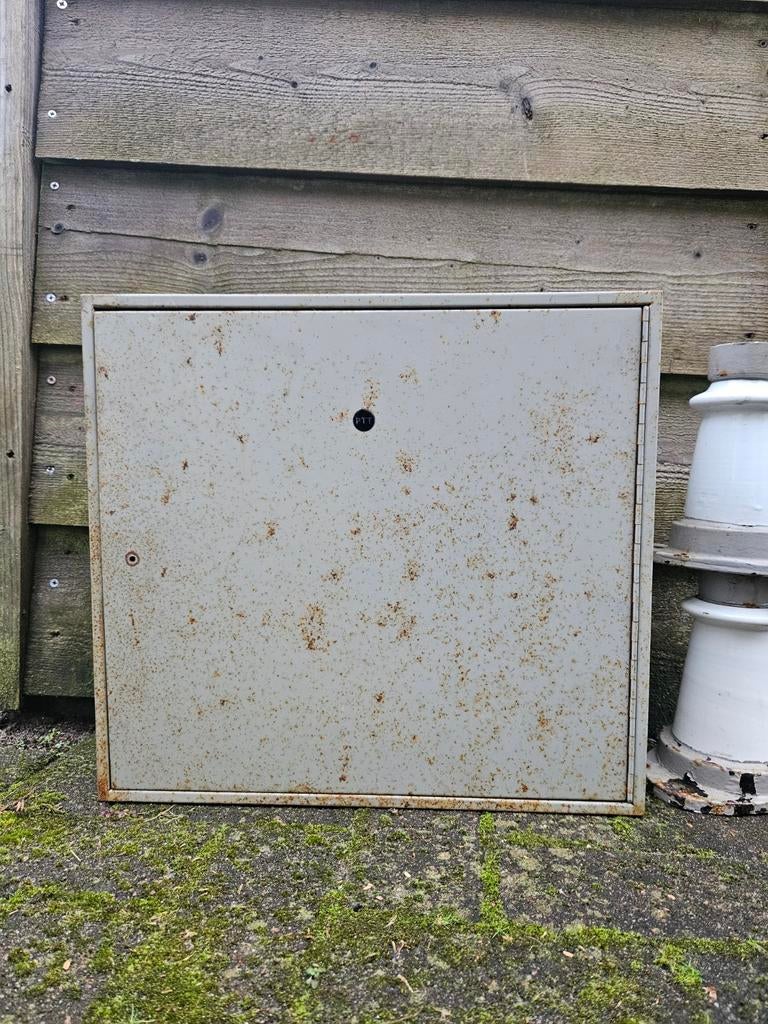 Oud metalen PTT lockerkastje post dropbox, Antiek en Kunst, Ophalen of Verzenden