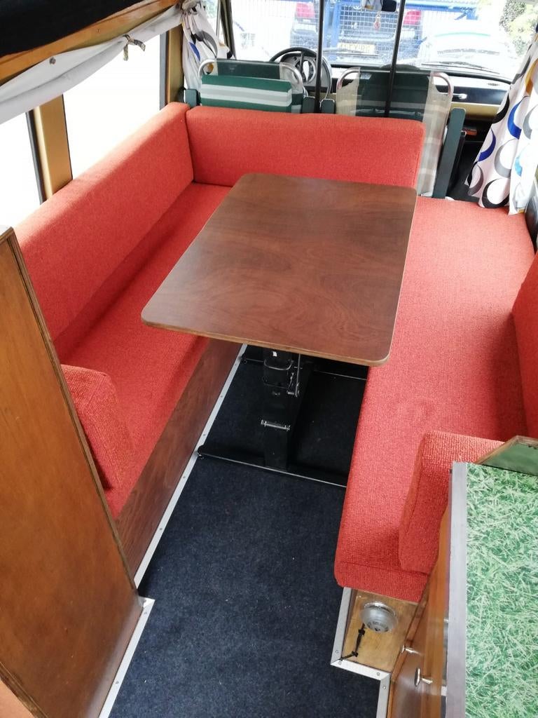 Unieke oldtimer camper bouwj. 1969: Ford Transit MK 1, Caravans en Kamperen, Particulier, Benzine, Buscamper of Camperbus
