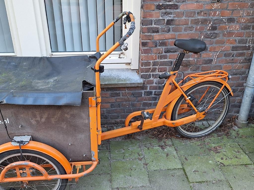 Origineel Fietsfabriek Bakfiets - 5 Versnellingen, Ophalen of Verzenden, Gebruikt, 2 kinderen, Fietsfabriek