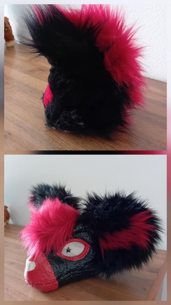Mooi Fury Masker met Staart, Ophalen of Verzenden, Zo goed als nieuw, Bovenkleding