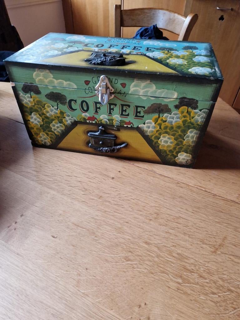 BROCANTE KIST KLEIN, Ophalen of Verzenden, Minder dan 50 cm, Minder dan 50 cm, Minder dan 50 cm