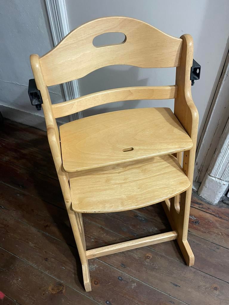 3 in 1 houten kinderstoel, Kinderen en Baby's, Kinderstoelen, Ophalen, Zo goed als nieuw, Overige typen
