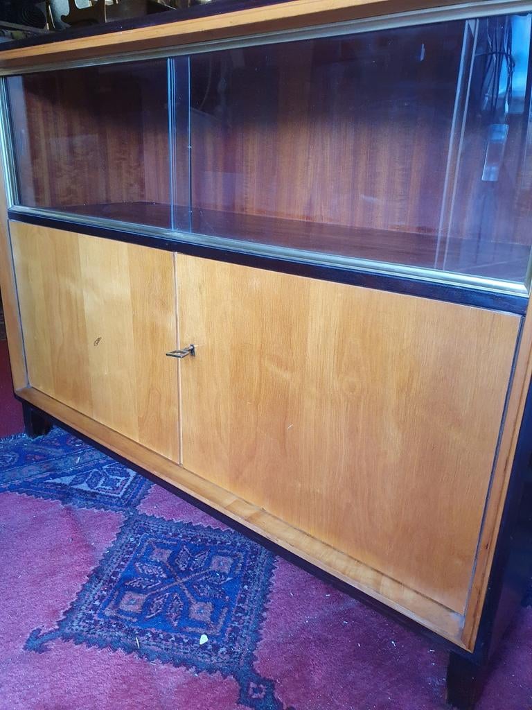 HELAAS VERKOCHT  Vitrine kast 105 lang 40 diep 80 hoog., Ophalen, Gebruikt, 100 tot 150 cm, 50 tot 100 cm
