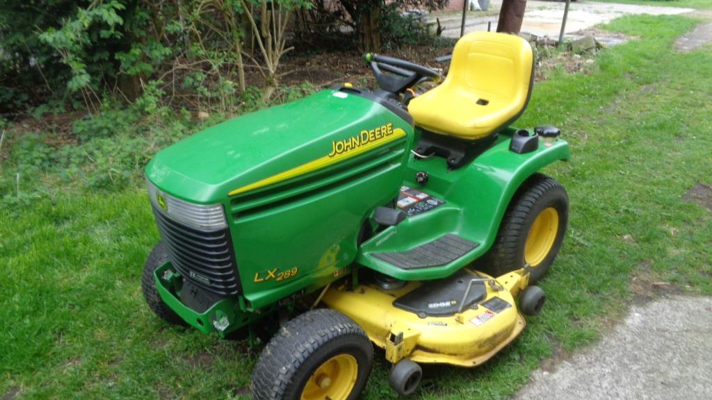 zeer zware watergekoelde john deere zitmaaier  incl mulch, Tuin en Terras, Zitmaaiers, Ophalen, Gebruikt, John deere, John deere