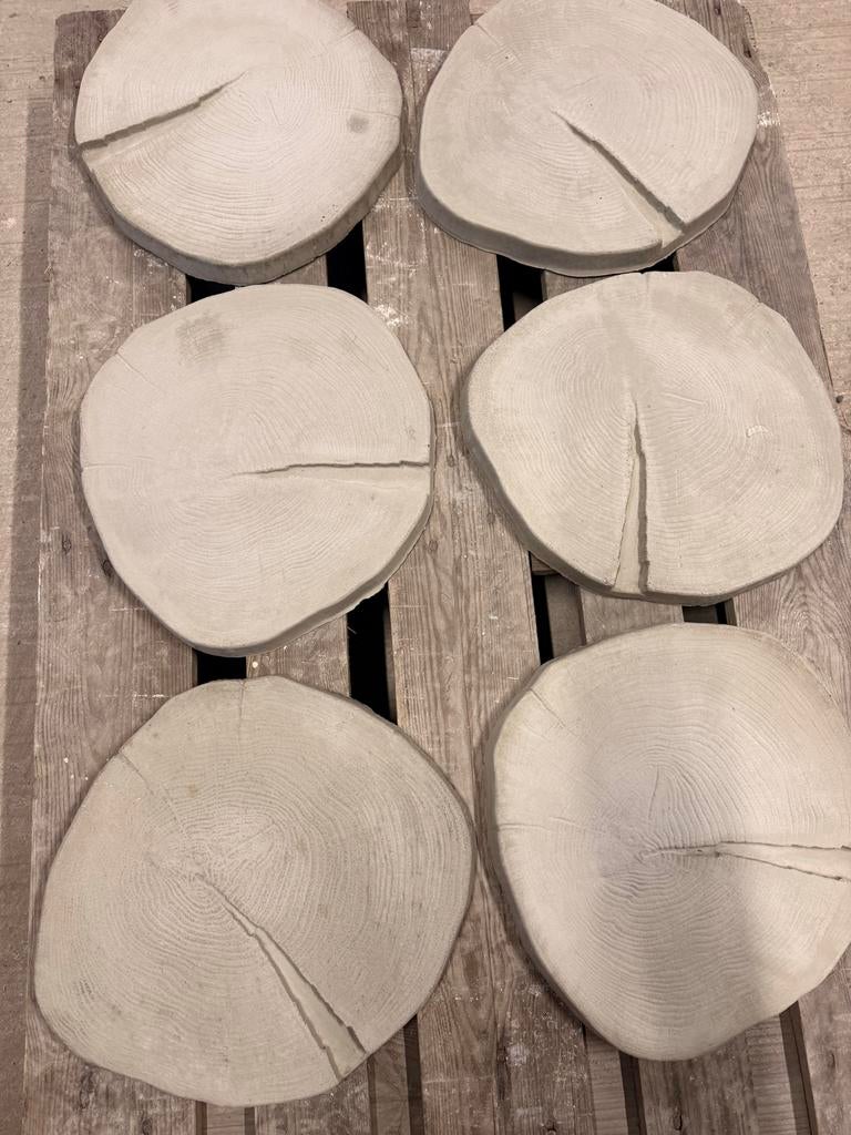 Beton Staptegel Houtmotief Boomstam tuin accessoires, Ophalen, Mispel 40, Overige typen, Nieuw