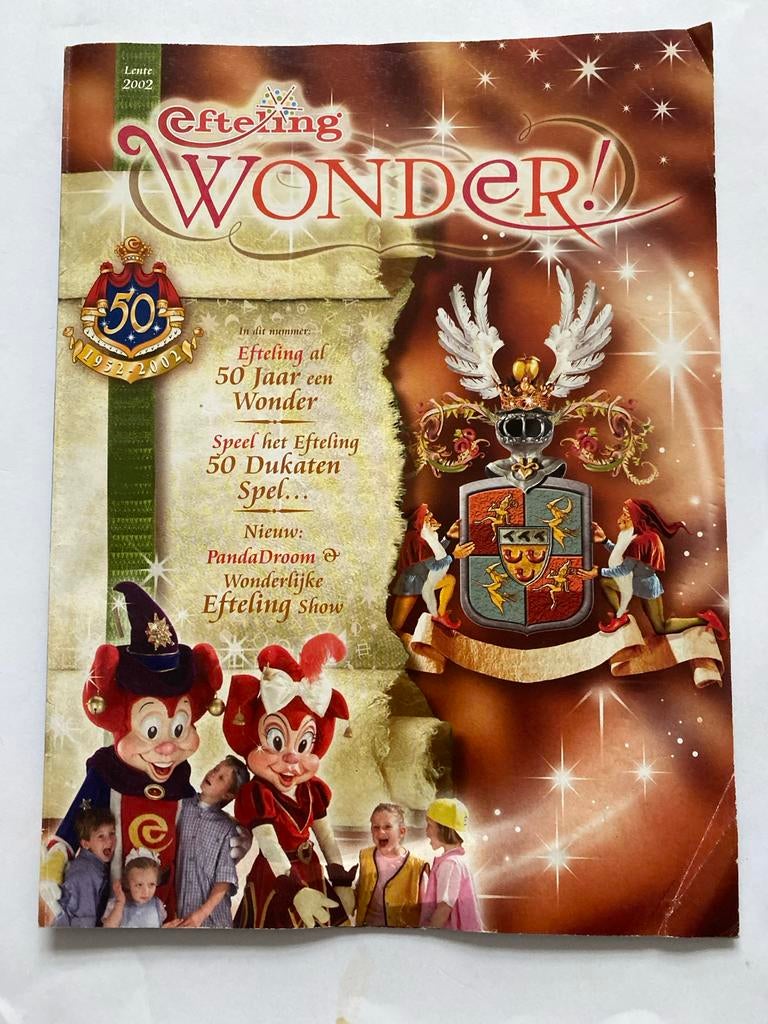 Efteling Wonder! Magazine Lente 2002, Verzamelen, Efteling, Ophalen of Verzenden, Zo goed als nieuw, Overige typen