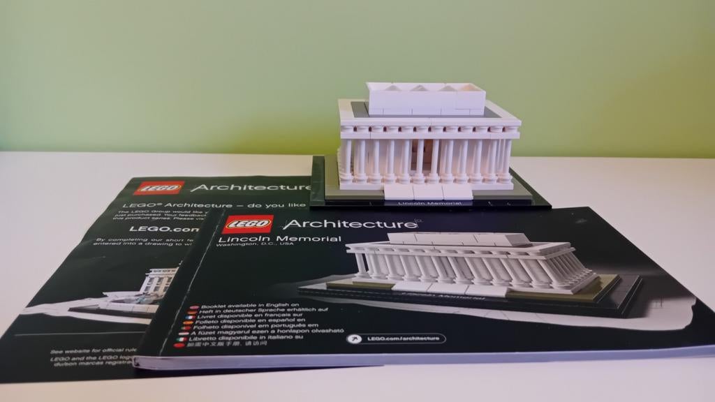 Lego Architecture Lincoln Memorial 21022, Ophalen of Verzenden, Zo goed als nieuw