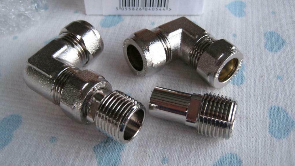 Koppelingen radiator verwarming waterleiding haaks bocht etc, Ophalen of Verzenden, Nieuw, Radiator