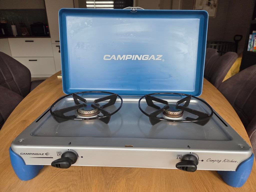 Campingaz Kooktoestel met grillplaat, Ophalen of Verzenden, Gebruikt