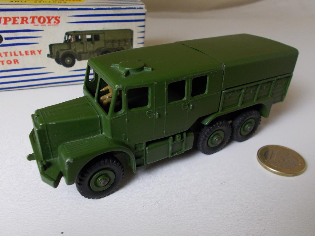 1958 Dinky Supertoys 689 MEDIUM ARTILLERY TRACTOR +DOOS! (B), Ophalen of Verzenden, Zo goed als nieuw, Bus of Vrachtwagen, Dinky Toys