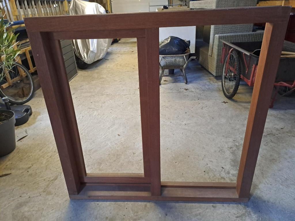 Hardhouten raamkozijn, Ophalen, Minder dan 25 mm, Nieuw, 200 tot 250 cm