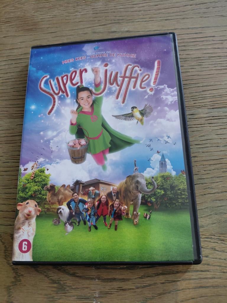 Superjuffie DVD., Avontuur, Ophalen of Verzenden, Zo goed als nieuw, Vanaf 6 jaar