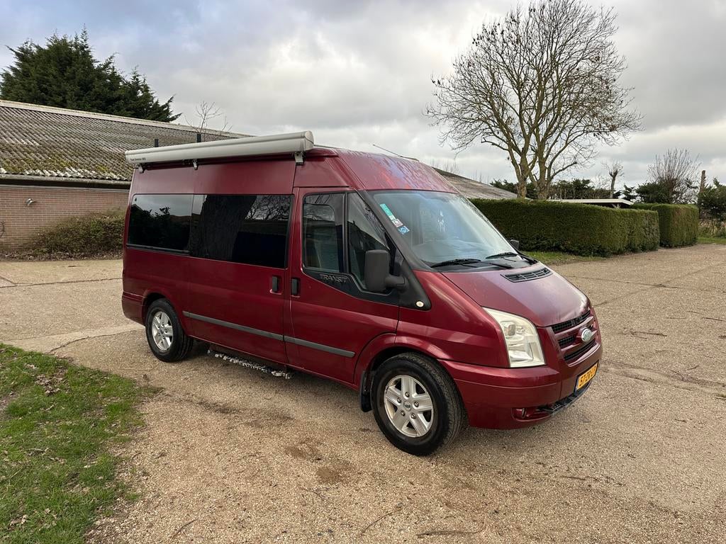 Ford Transit Buscamper 9 pers. 140 pk bj 2008, Ford, Tot en met 2, 7 tot 12 maanden geleden, Reservewiel