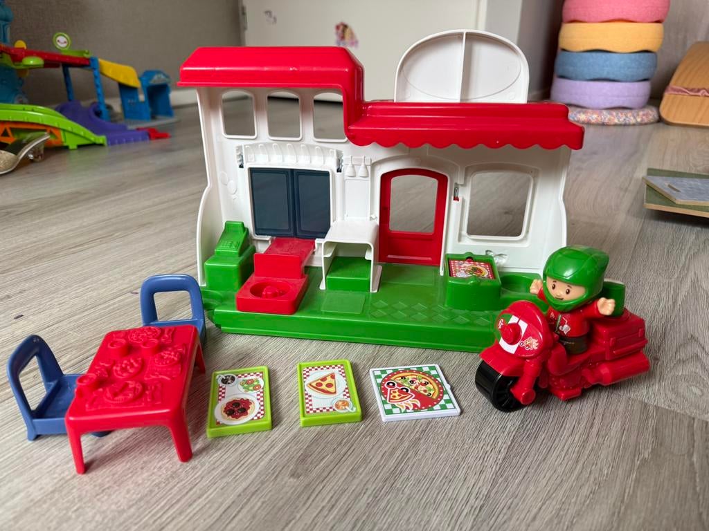 Pizzeria little people, Kinderen en Baby's, Speelgoed | Vtech, Ophalen, Zo goed als nieuw, 2 tot 4 jaar