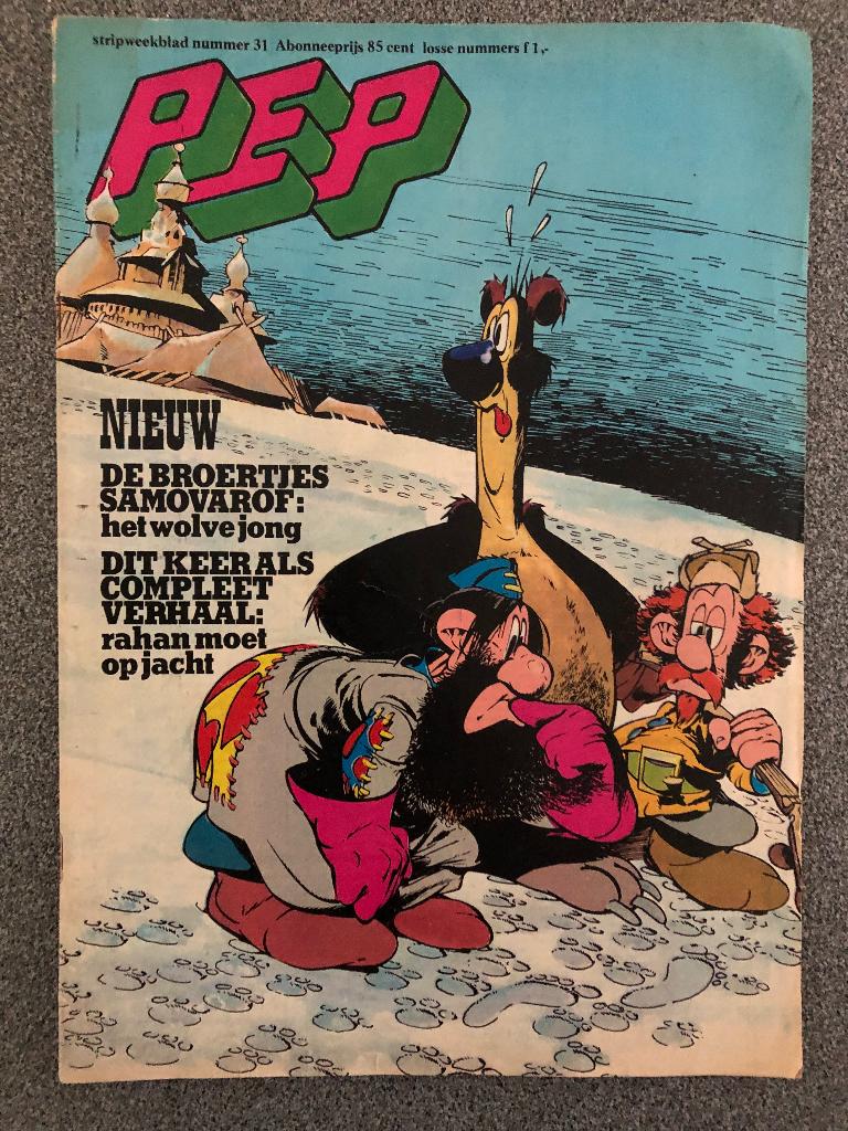 Weekblad Pep Nr 31 1974, Boeken, Stripboeken, Gelezen, Eén stripboek, PEP, Ophalen of Verzenden