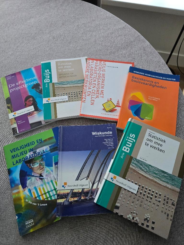Studieboeken Biologie, Chemie, Wiskunde, Boeken, Studieboeken en Cursussen, Zo goed als nieuw, HBO, Beta, Ophalen of Verzenden