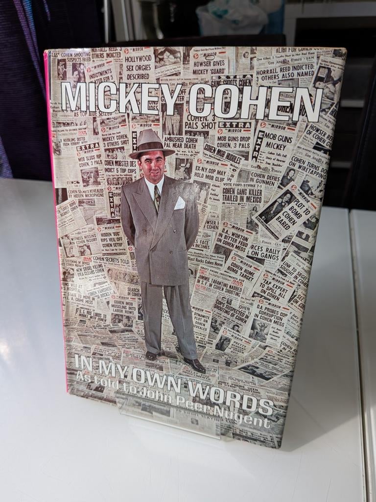 Mickey Cohen - in my own words (gesigneerd door Cohen), Verzamelen, Ophalen of Verzenden