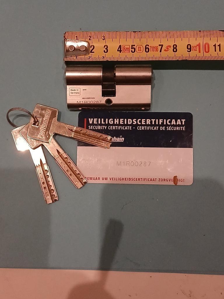 Cilinder certificaat, Ophalen of Verzenden, Nieuw, Rvs, Slot