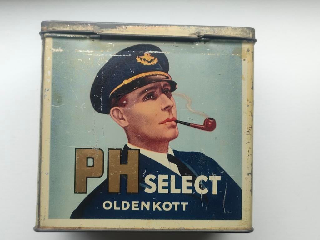 PH Select Oldenkott Pijp-Tabak blik Amsterdam Amersfoort, Verzamelen, Blikken, Ophalen of Verzenden, Gebruikt, Overige