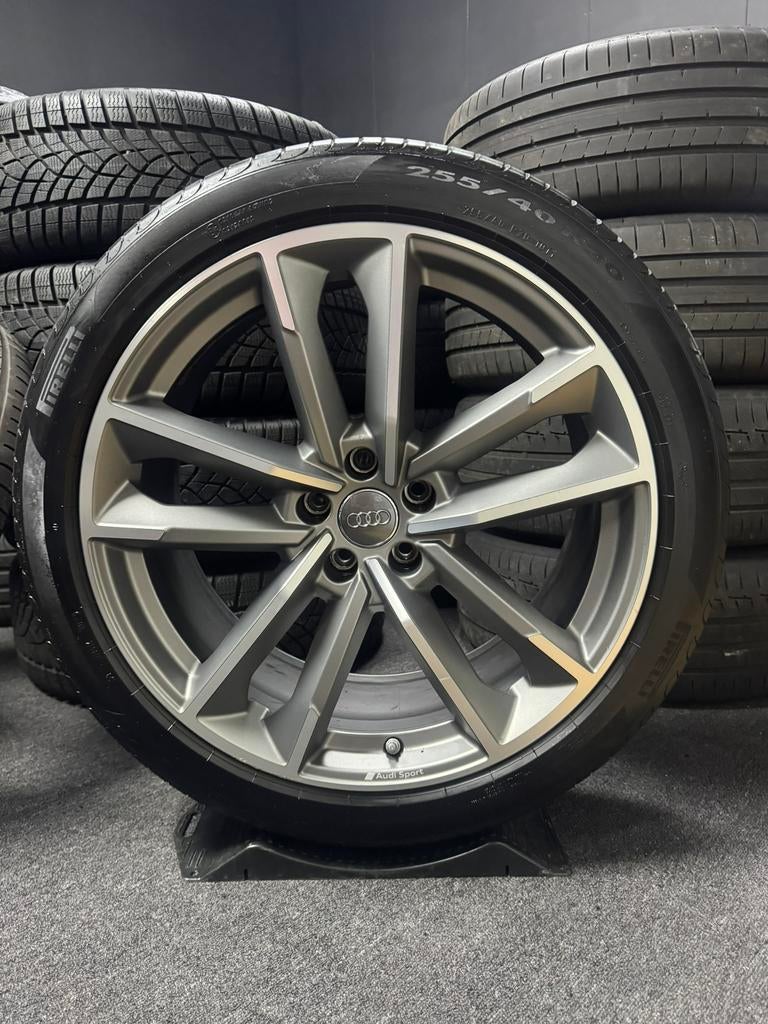 ❗️️ORIGINELE 20 INCH AUDI A6 S6 A7 S7 VELGEN MET PIRELLI BAN, Auto-onderdelen, Banden en Velgen, 255 mm, Banden en Velgen, Ophalen of Verzenden