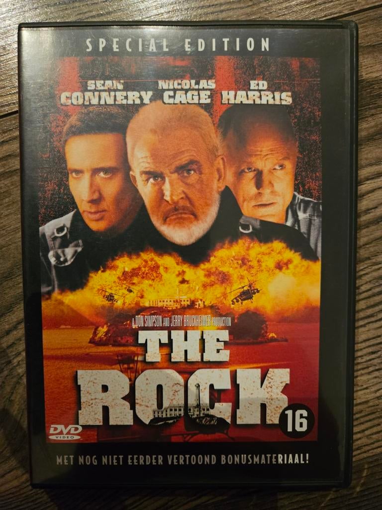 The Rock DVD - Actie Sean Connery Nicolas Cage, Vanaf 16 jaar, Ophalen of Verzenden, Zo goed als nieuw, Actie