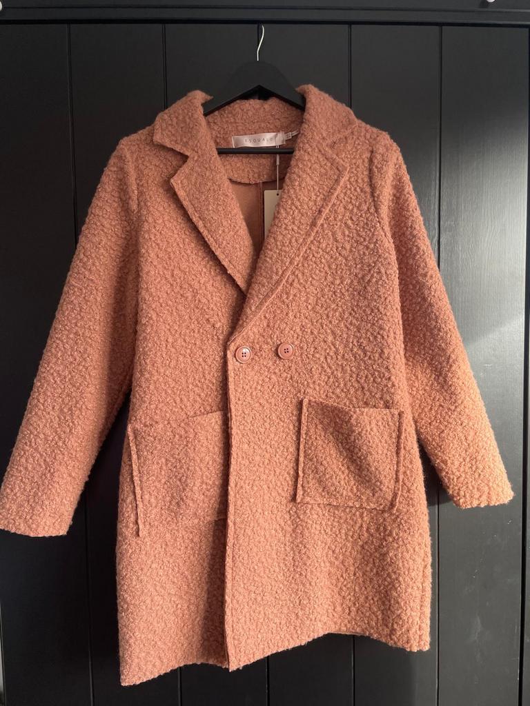 Esqualo Tussenjas – Cardigan Long Bouclé – Maat S/36 – Nieuw, Ophalen of Verzenden, Nieuw, Maat 36 (S), Overige kleuren