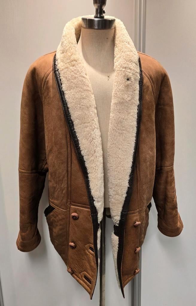 Dames lammy coat - maat 44 / L - lamsleer lamsvacht, Kleding | Dames, Ophalen of Verzenden, Zo goed als nieuw, Maat 42/44 (L)
