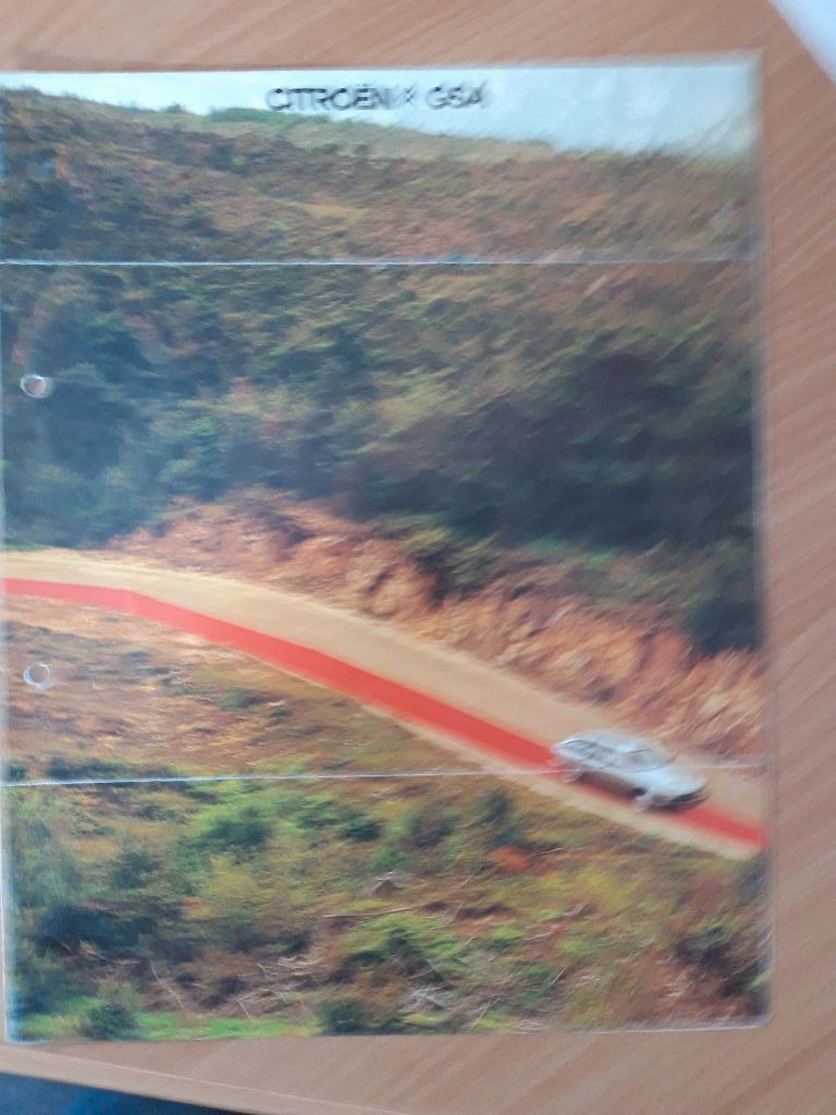 Folder Citroën GSA modeljaar 1980, Ophalen of Verzenden, Zo goed als nieuw, Citroën