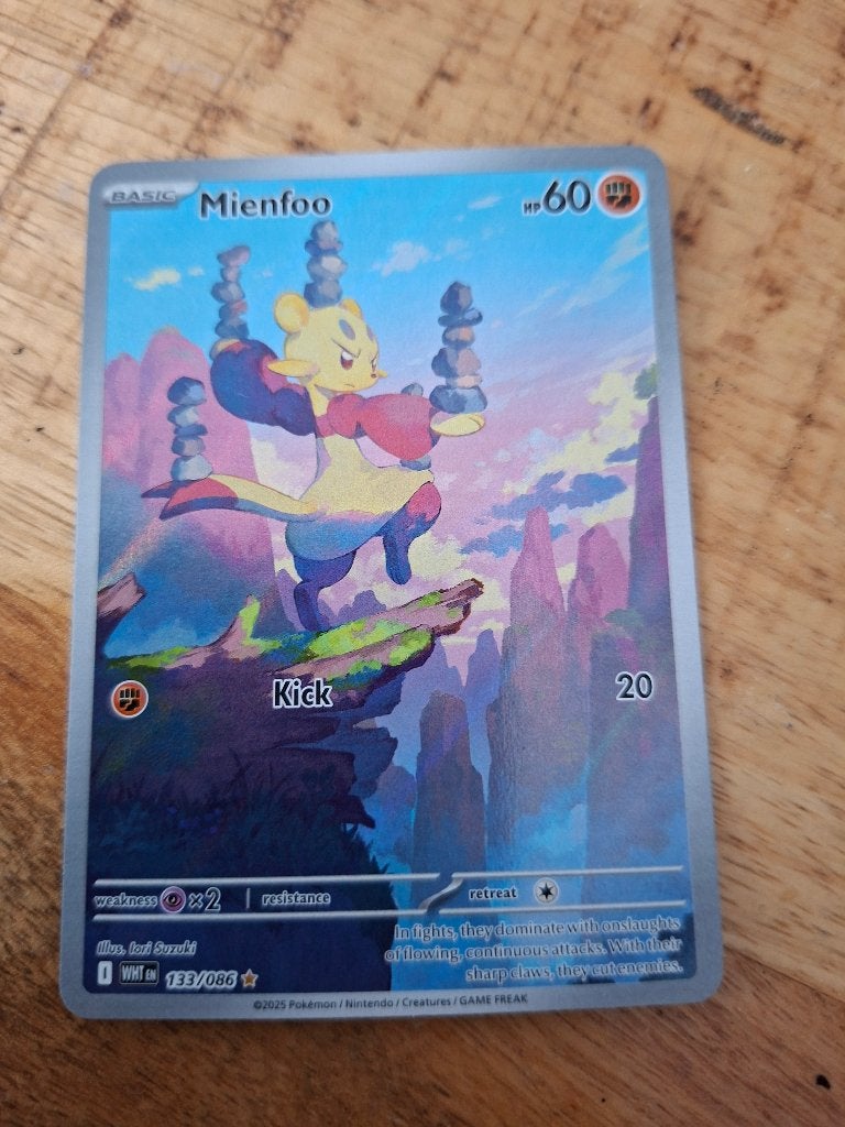 Mienfoo 133, Ophalen of Verzenden, Zo goed als nieuw, Losse kaart, Foil