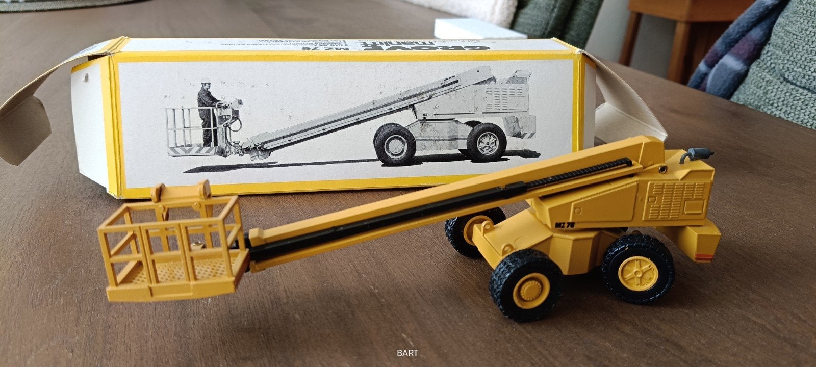 GROVE MZ76 MANLIFT HOOGWERKER NZG, Ophalen of Verzenden, Zo goed als nieuw, Hijskraan, Tractor of Landbouw, NZG