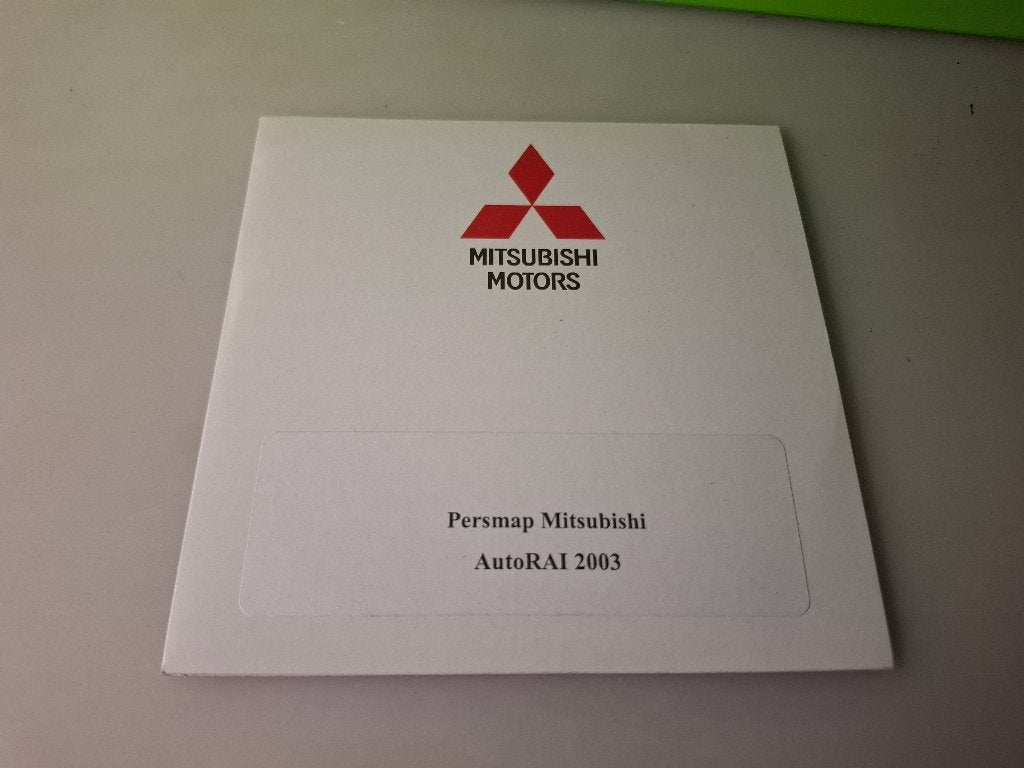 Persmap CD-ROM - Mitsubishi AutoRAI 2003, Ophalen of Verzenden, Zo goed als nieuw, Mitsubishi