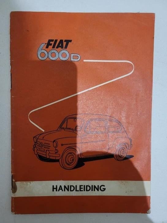 Handleiding Fiat 600D - Origineel, Auto diversen, Handleidingen en Instructieboekjes, Ophalen