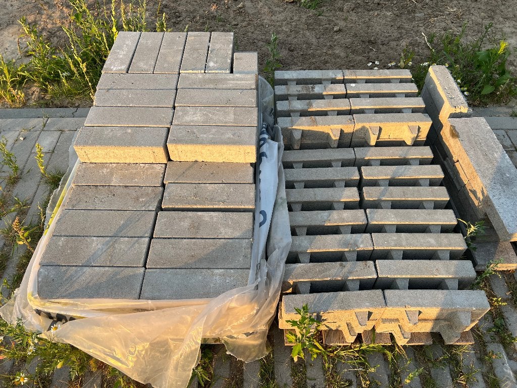 Straatstenen - terras tegels - aqua bricks, Ophalen, Zo goed als nieuw, Beton, Terrastegels