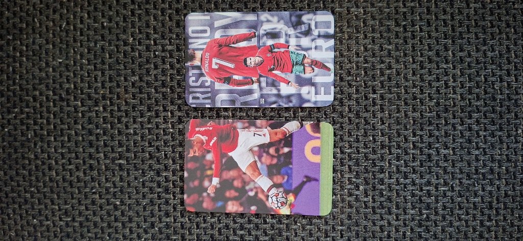 Diverse trading cards Cristiano Ronaldo # Real / Man Utd (2), Ophalen of Verzenden, Nieuw, Buitenlandse clubs, Spelerskaart