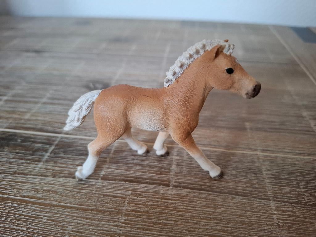 Schleich 13814 Haflinger veulen paard, Ophalen of Verzenden, Zo goed als nieuw