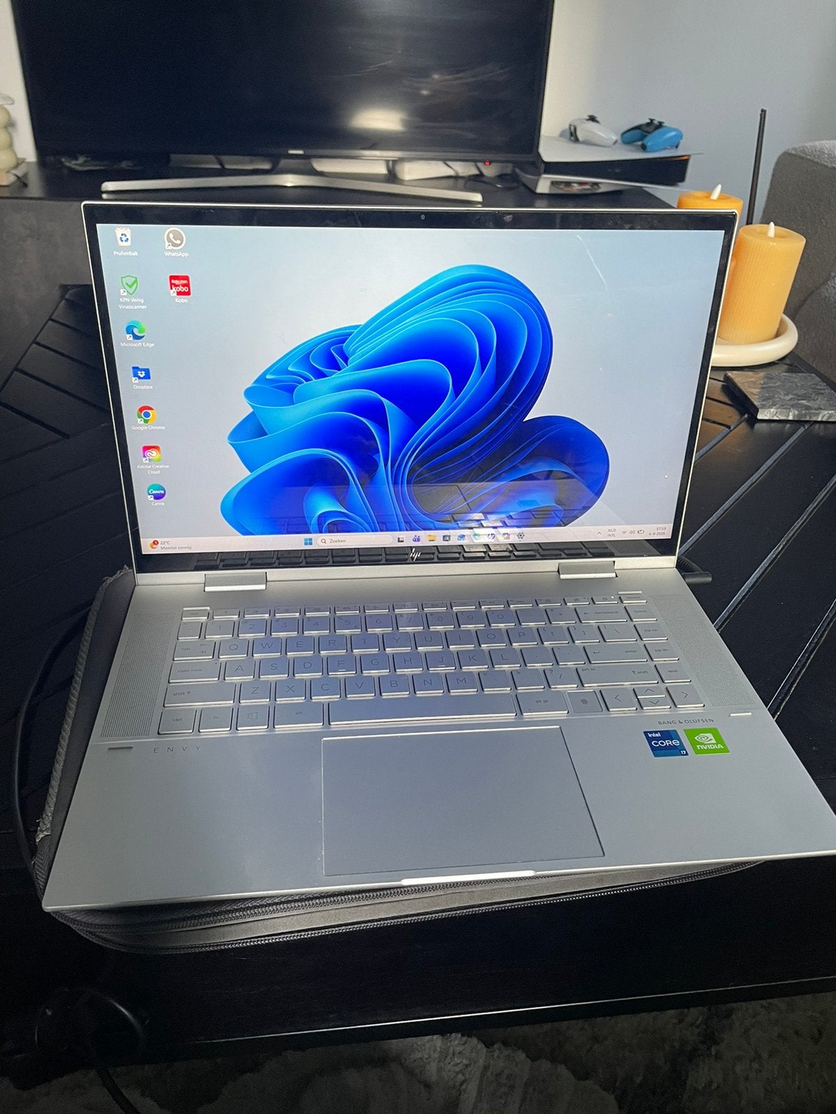 HP ENVY x360 15,6” i7 | NVIDIA | Touchscreen, Computers en Software, Windows Laptops, Ophalen, Zo goed als nieuw, 15 inch, 2 tot 3 Ghz