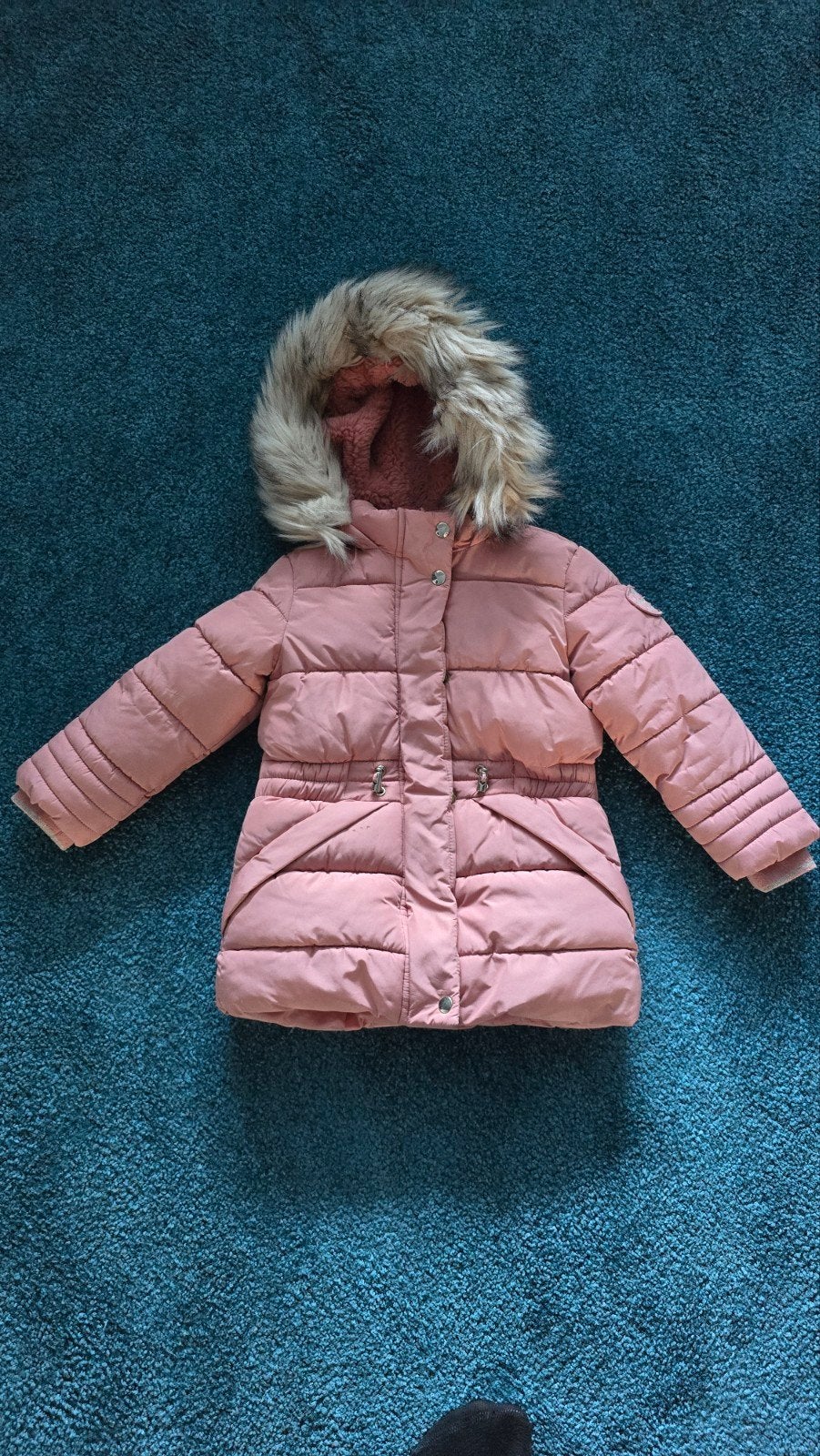 Winterjas meisje maat 92 roze jas, Kinderen en Baby's, Kinderkleding | Maat 92, Ophalen of Verzenden, Gebruikt, Meisje, Jas