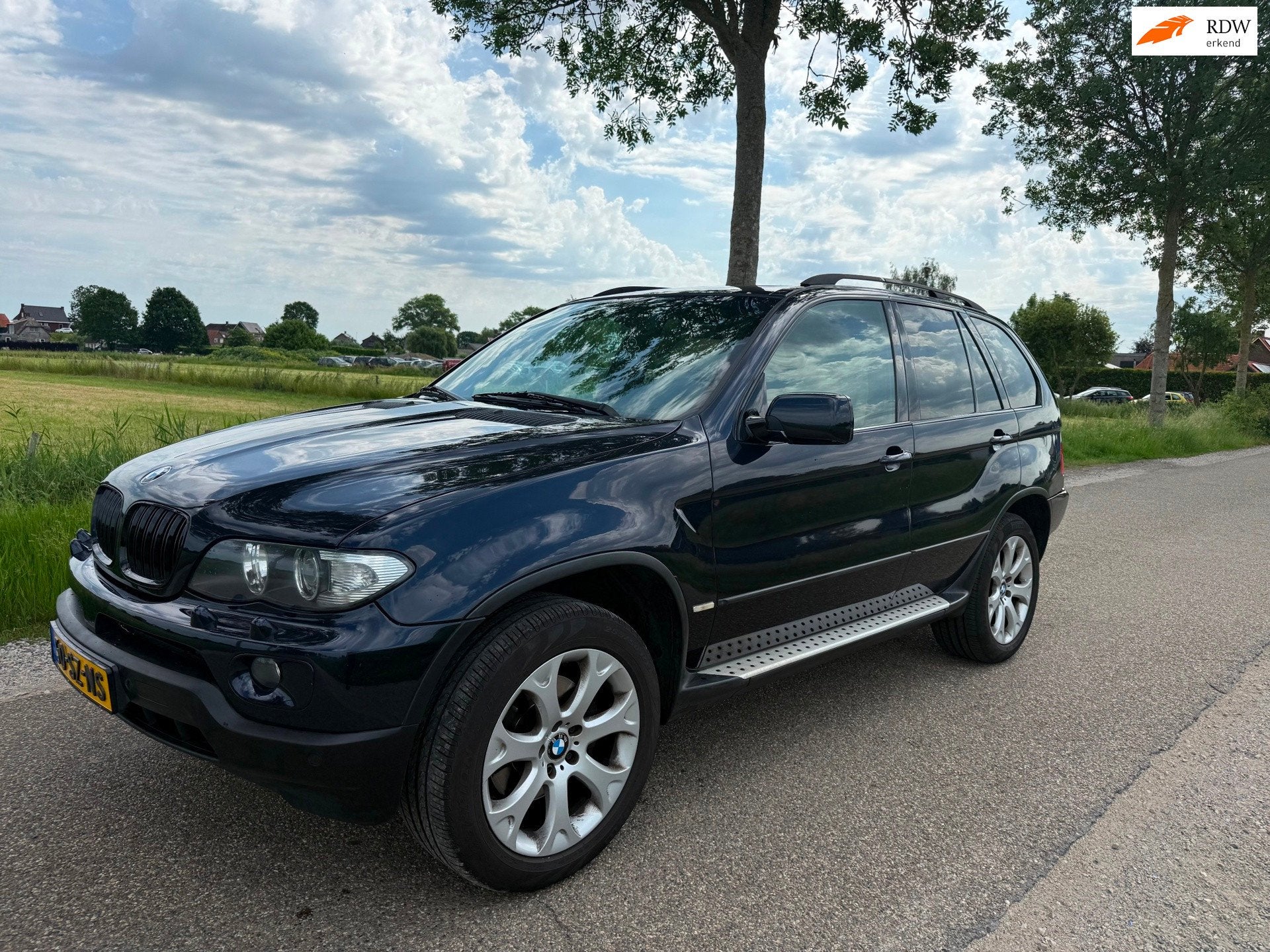 BMW X5 3.0i High Executive Nieuwe Apk !, Auto's, BMW, Automaat, Automatische klimaatregeling, Gebruikt, Blauw